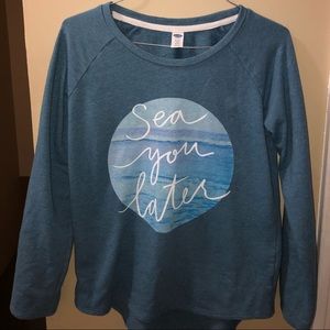 Gorgeous comfy blue aesthetic sweatshirt